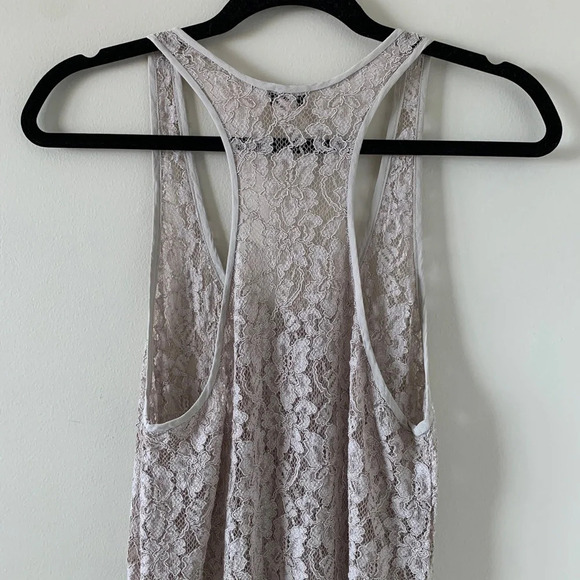 Aritzia Wilfred Madeline Tank Top Sleeveless Lace Racerback Blouse Size Small - Picture 12 of 16